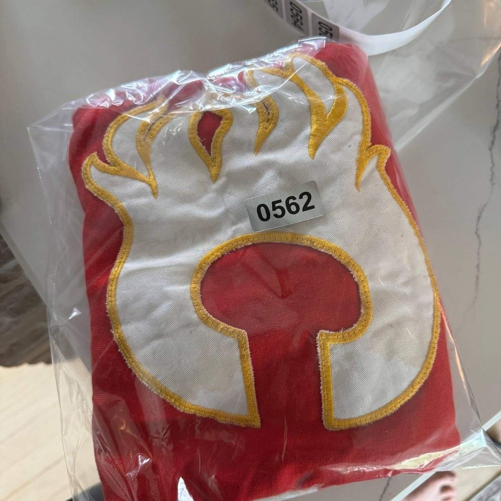 Vintage Calgary Flames NHL Jersey‎ Mens XL Red 80s Hockey Mesh Streetwear - Picture 13 of 13